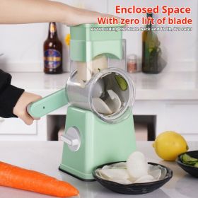 Kitchen Vegetable Slicerwhite (Color: Green)